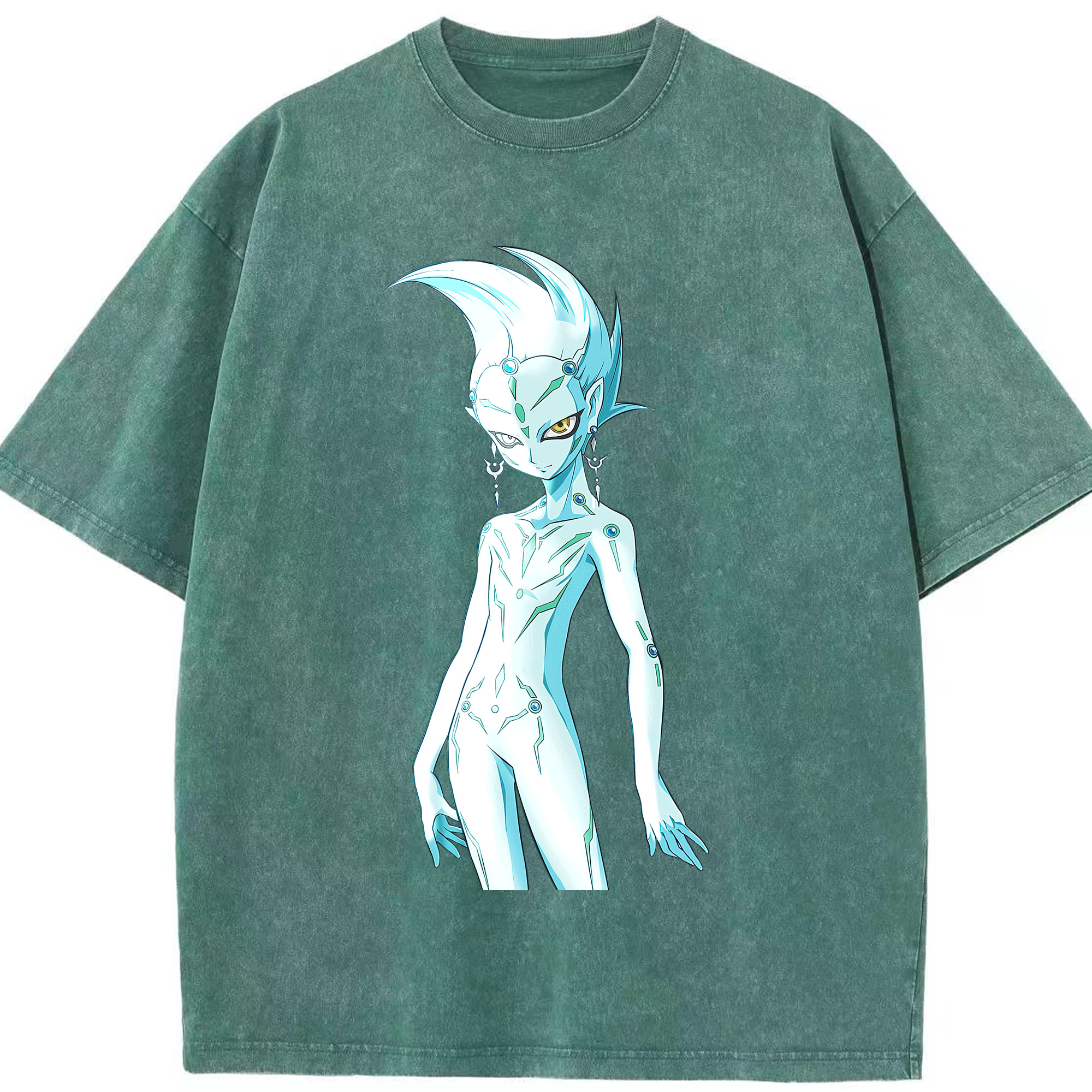 （画像用） 遊☆戯☆王 Yu-Gi-Oh! 綿100% ヴィンテージ風 半袖Tシャツ（フロントプリント）